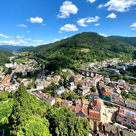Ferienwohnung Zur Bierliebe - Mit Toller Aussicht Im Herzen Des Schwarzwaldes Hornberg Exterior foto